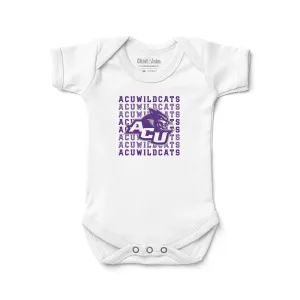 Abilene Christian University Wildcats Retro Bodysuit