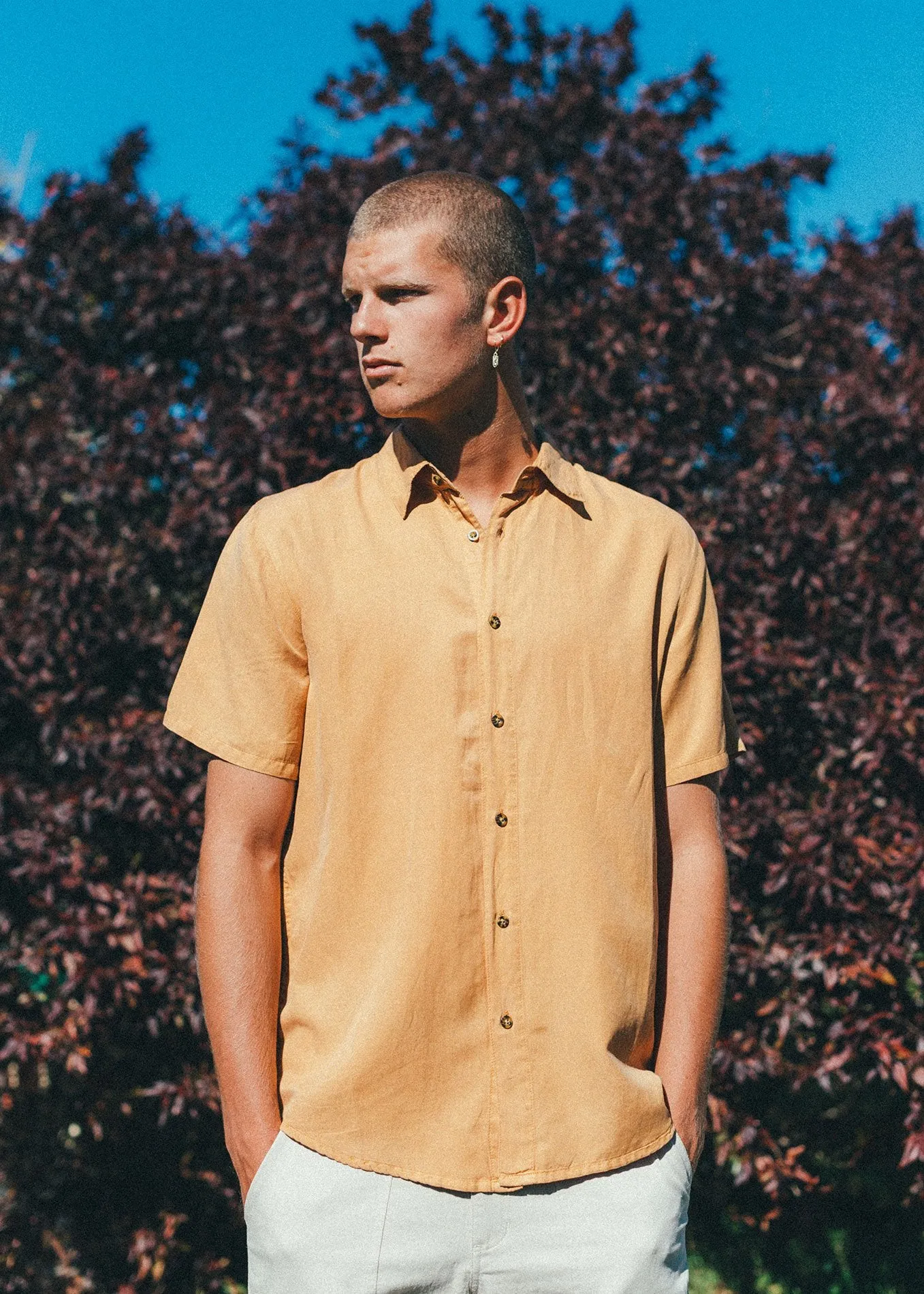 Afends Mens Holiday - Hemp Silk Short Sleeve Shirt