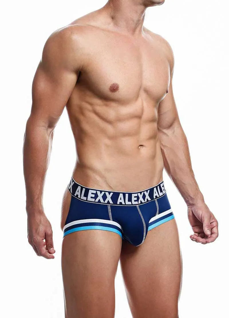 Alexx Underwear Gareth Jock Strap Underwear Navy ALE007 Size L