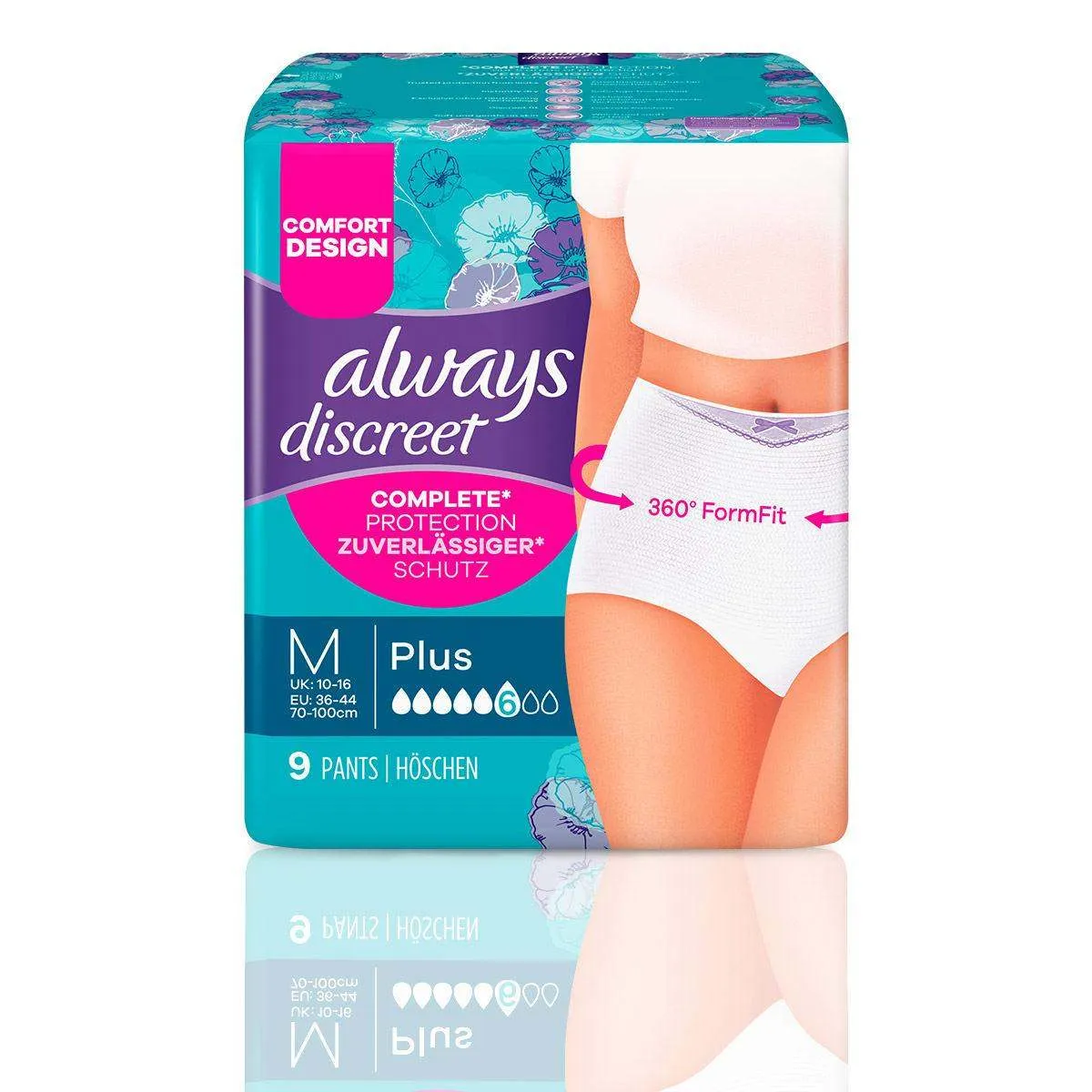 Always Discreet B/Pants Plus Medium