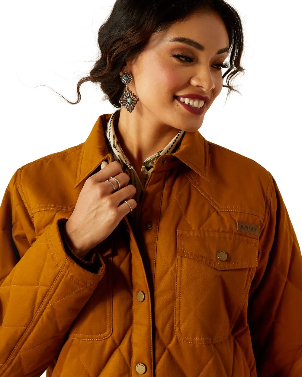 Ariat Womens Grizzly Quilted Barn Jacket