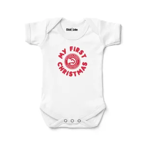 Atlanta Hawks "My First Christmas" Bodysuit