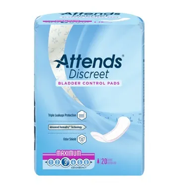 Attends Discreet Bladder Control Pads