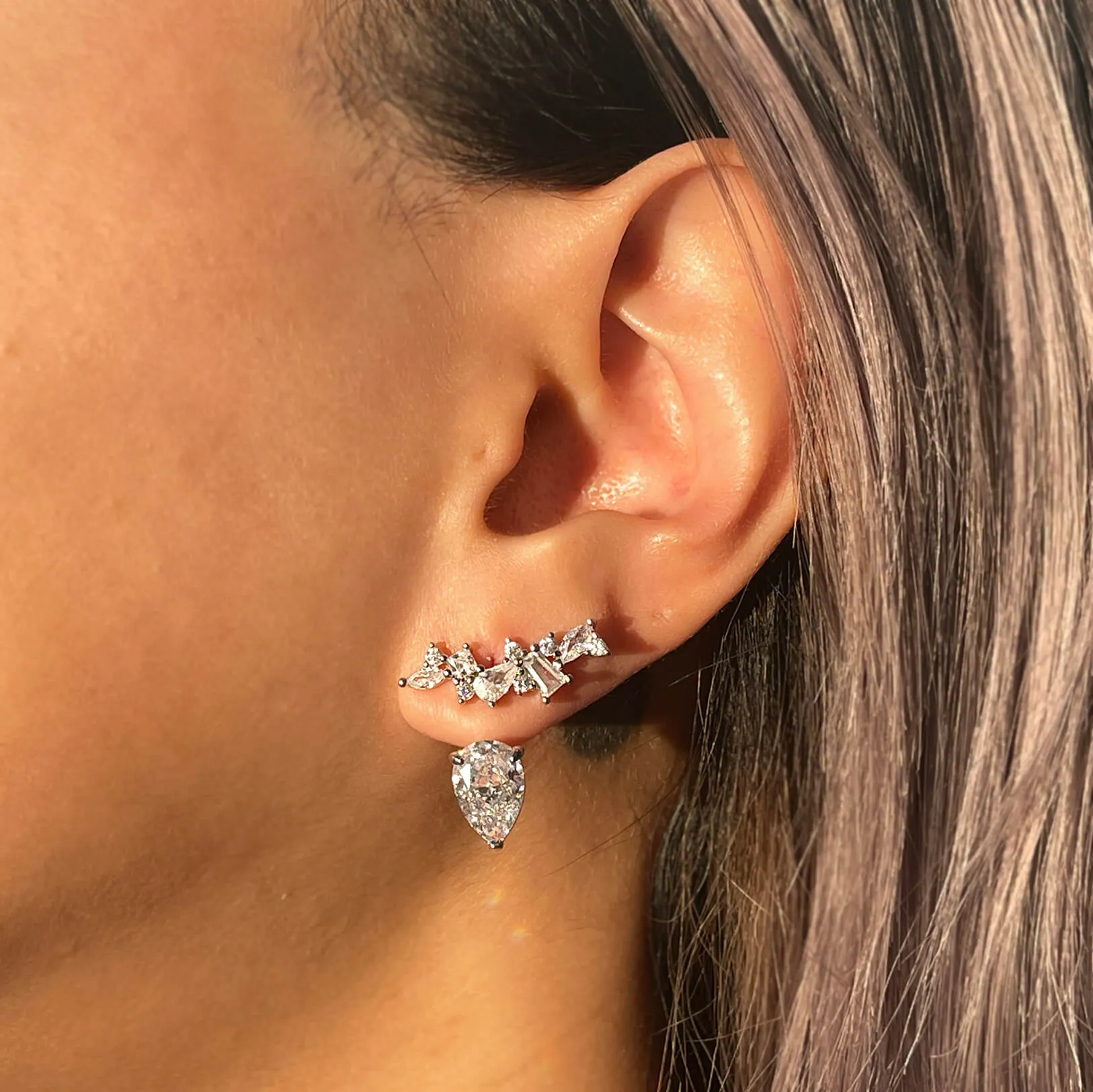 Aurea Jacket Earrings