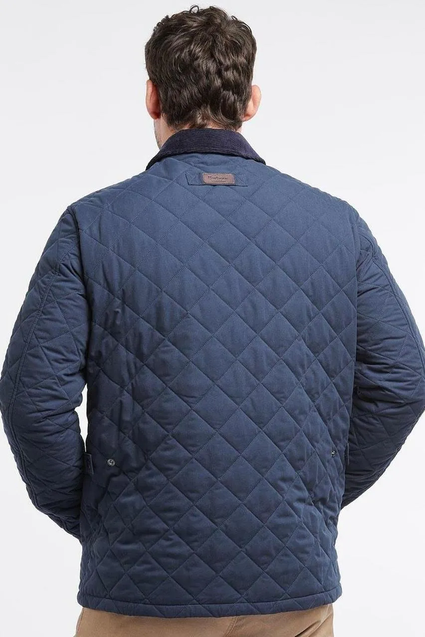 Barbour Helmsley Mens quilted jacket in Navy MQU1368NY71