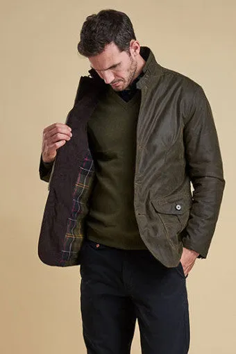 Barbour Lutz -Wax Jacket-Olive-MWX0566OL51