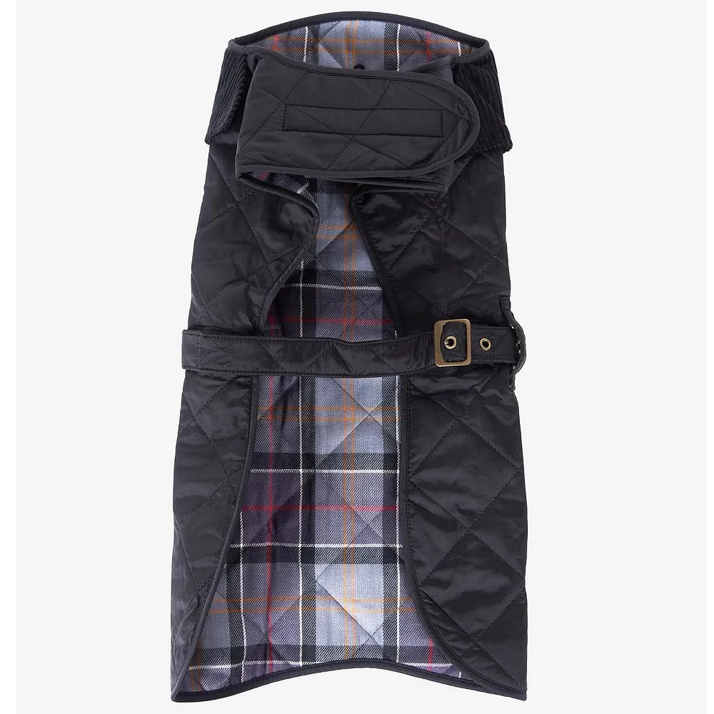 Barbour Quilted Dog Coat In Black