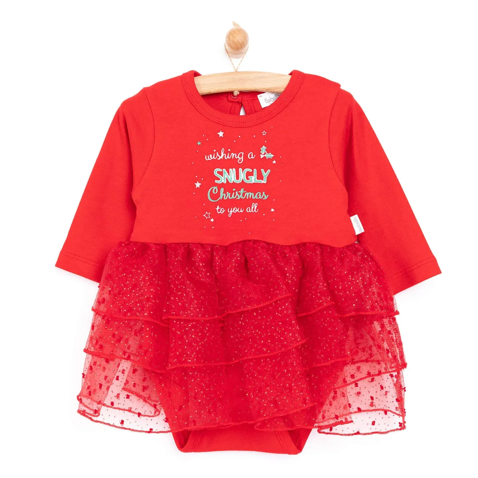 Bebetto Newborn Christmas Bodysuit - Red