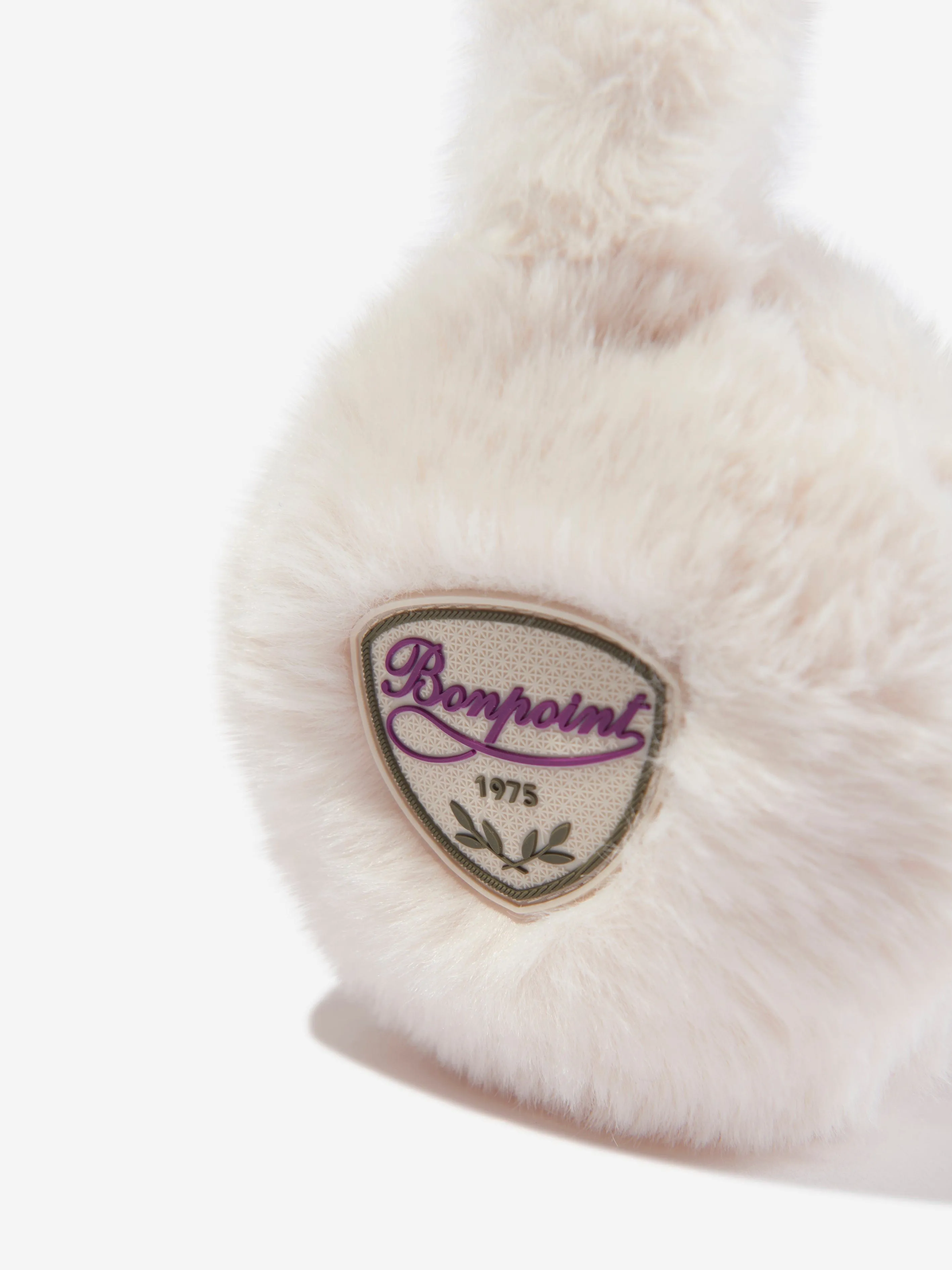 Bonpoint Girls Doline Faux Fur Ear Muffs in Ivory