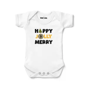 Boston Bruins "Happy Jolly Merry" Bodysuit