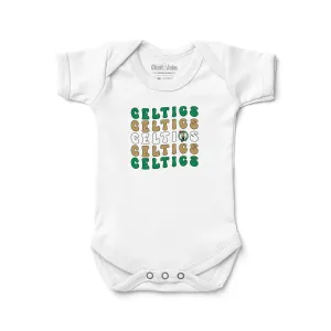 Boston Celtics "Groovy" Bodysuit