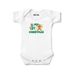 Boston Celtics "My First Christmas Gingerbread" Bodysuit