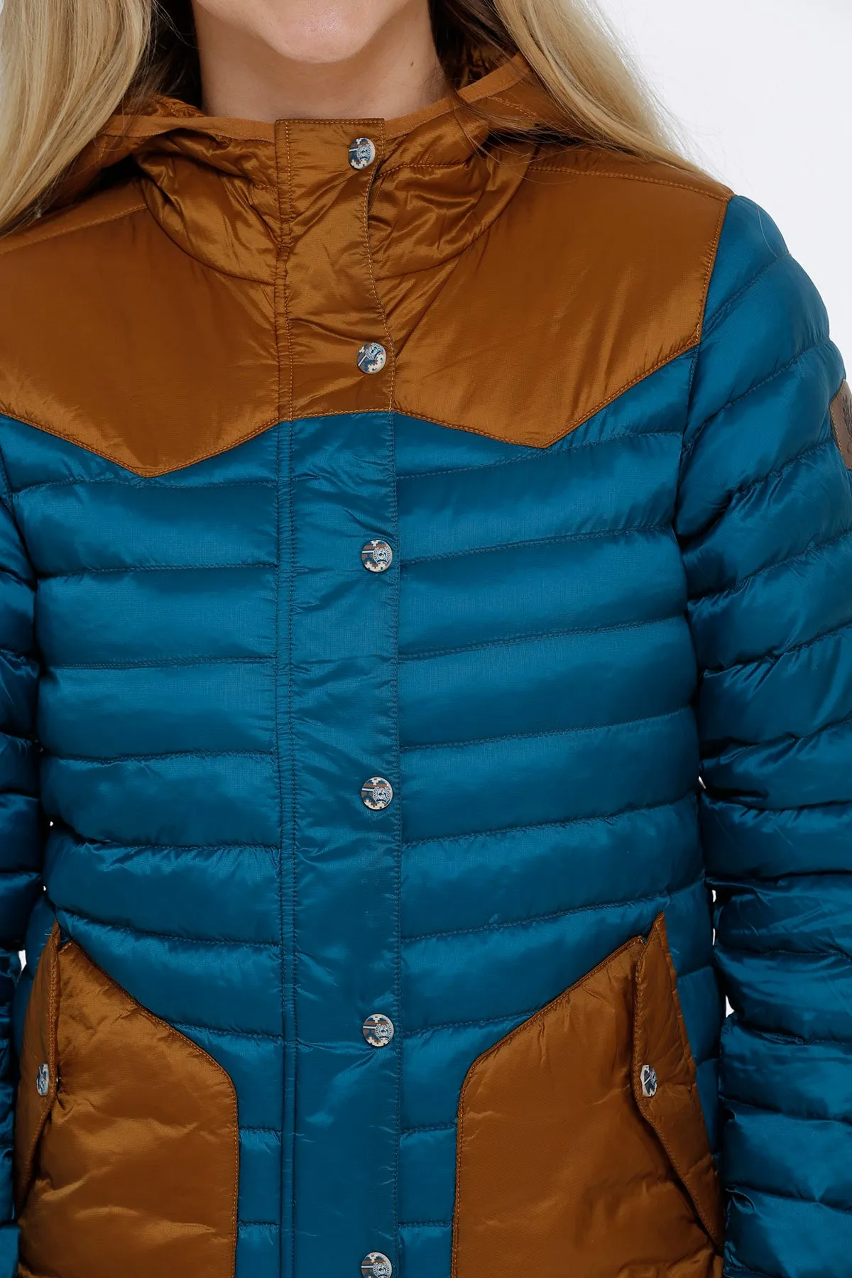 Cinch Women's Teal Quilted Jacket