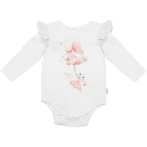 Claris Balloons Long Sleeve Bodysuit- size 3-6 Months