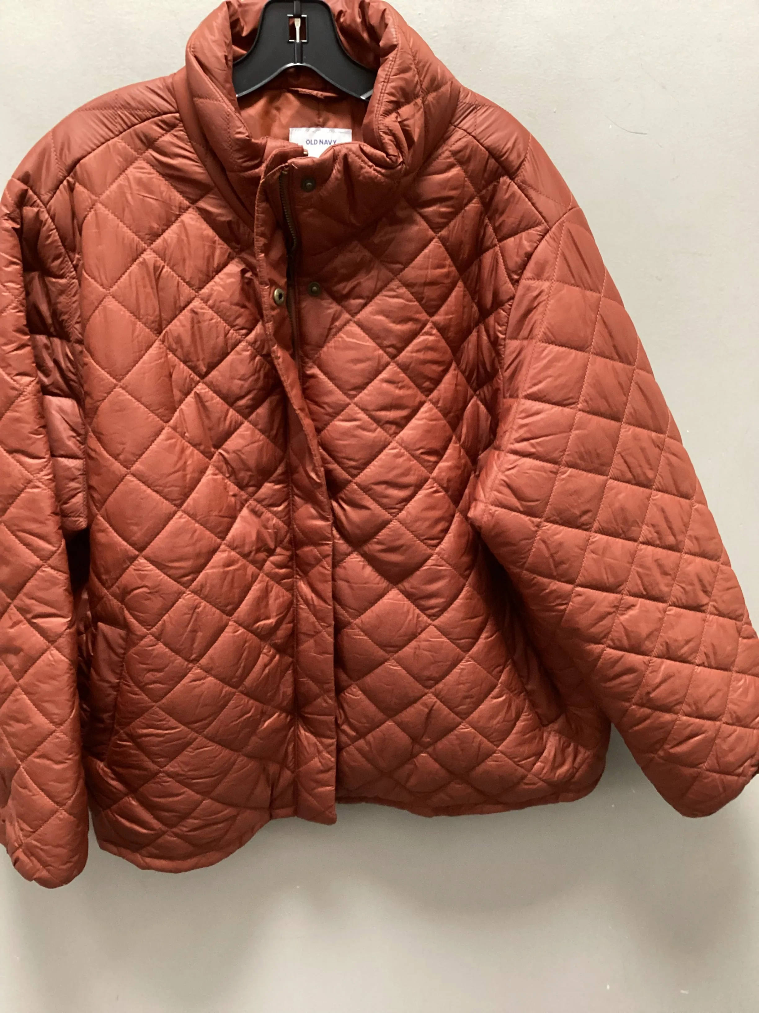 Coat Puffer & Quilted By Old Navy In Brown, Size: 2x