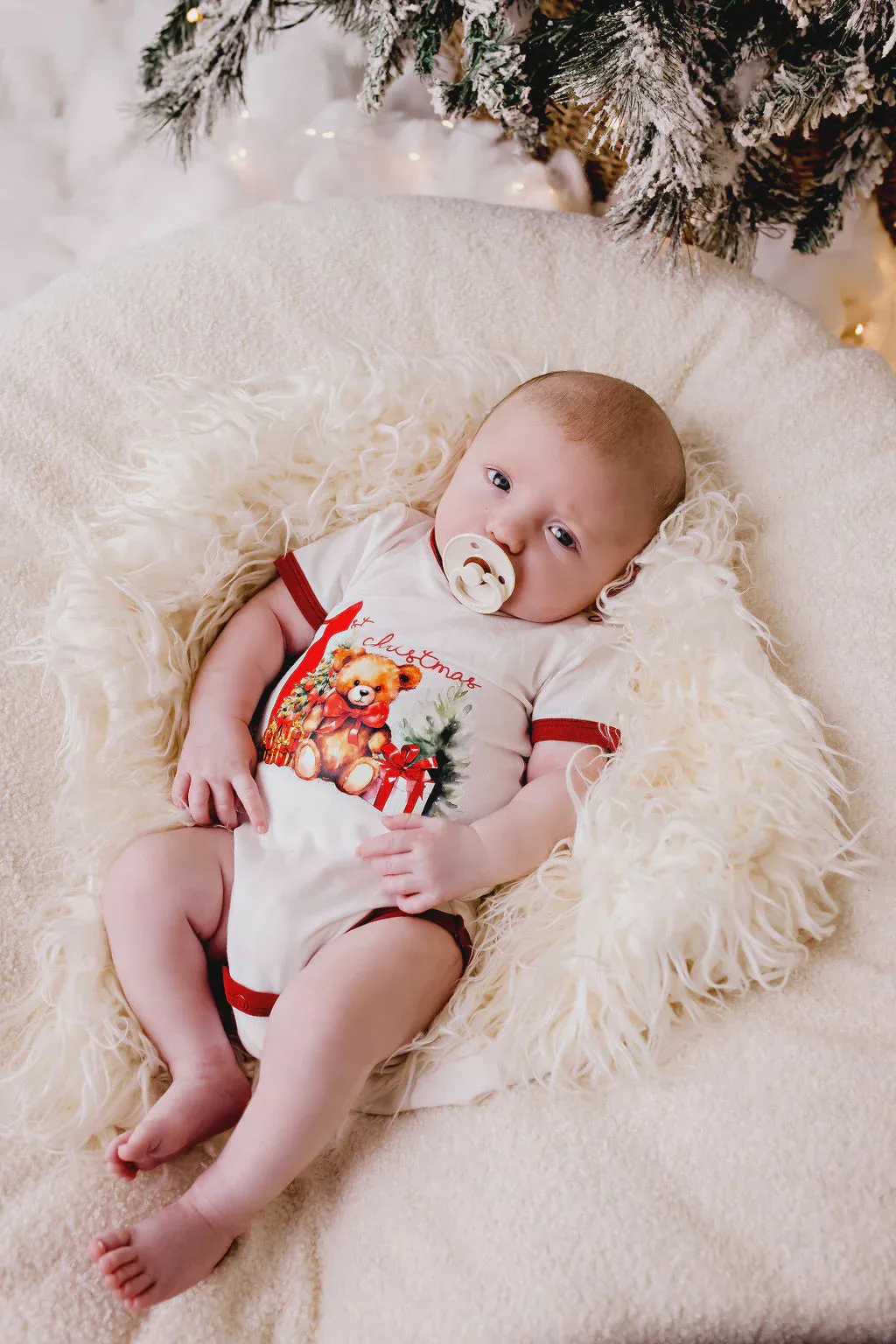 Confetti Kidz - My First Christmas Bodysuit - Teddy