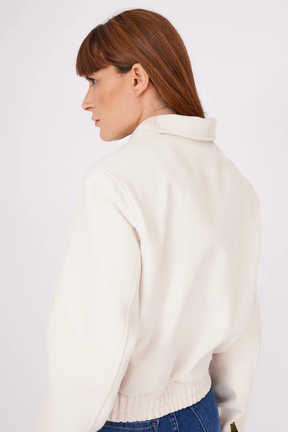 CREAM BASIC COAT