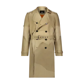 CUT ME UP TRENCH COAT KHAKI