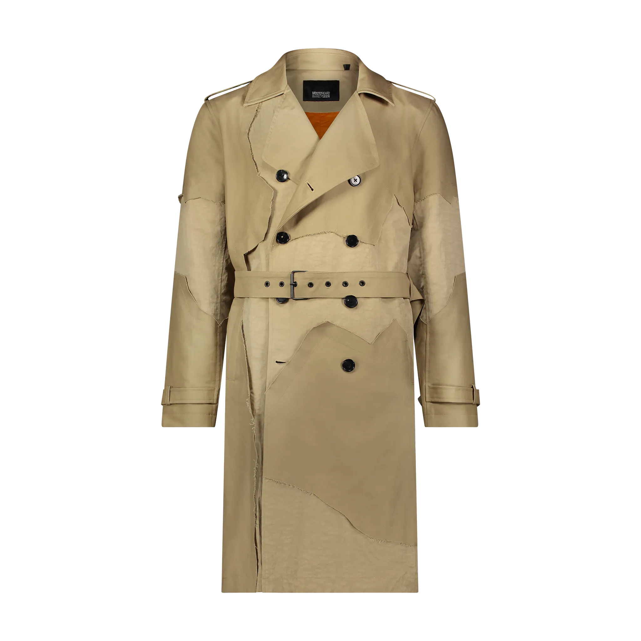 CUT ME UP TRENCH COAT KHAKI