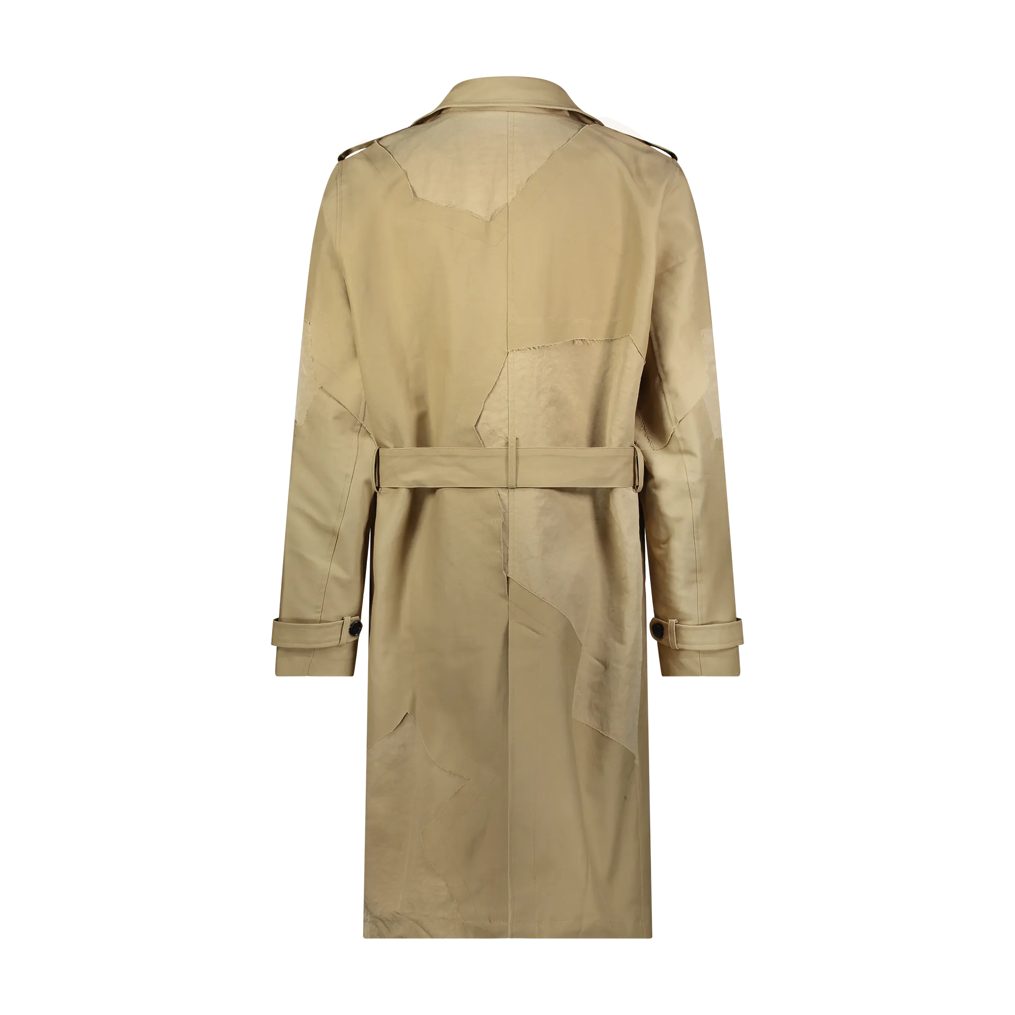 CUT ME UP TRENCH COAT KHAKI