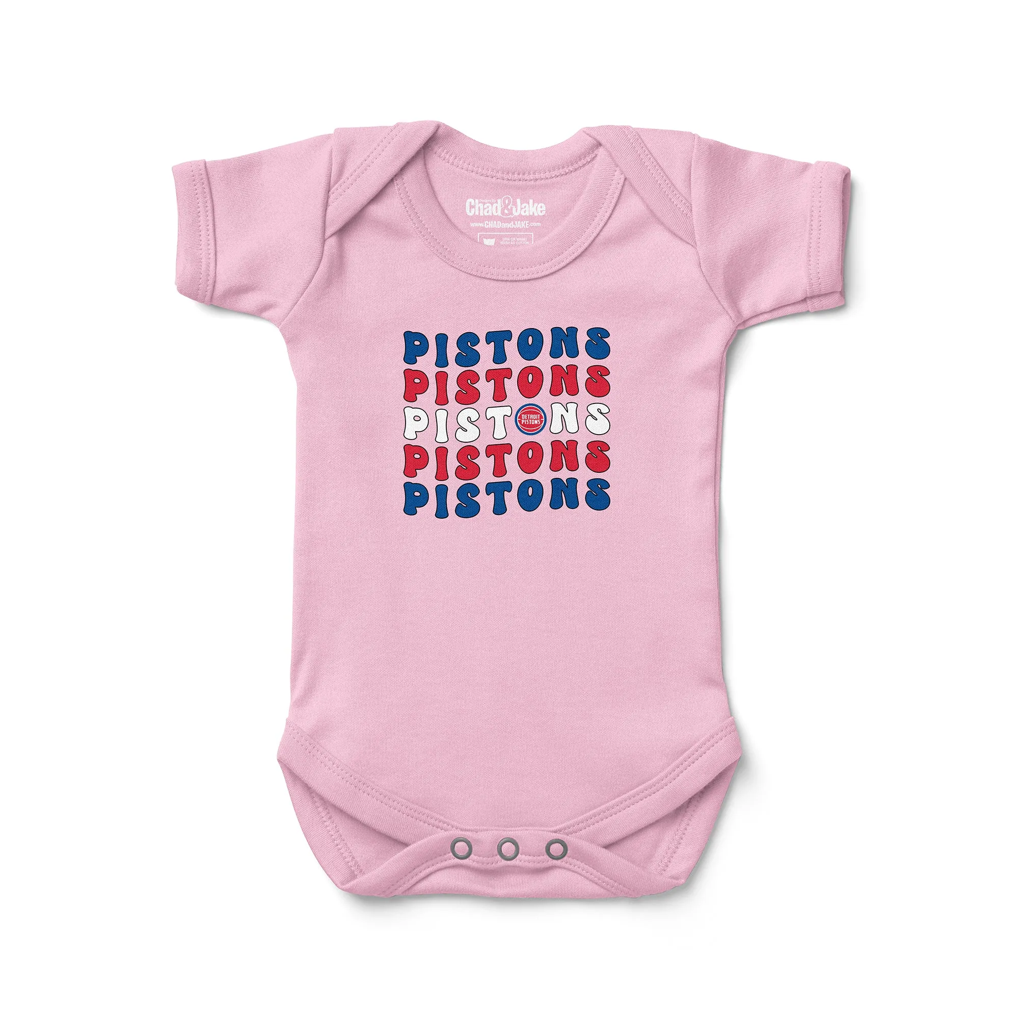 Detroit Pistons "Groovy" Bodysuit