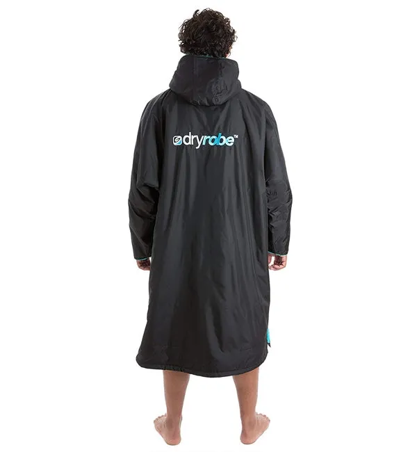 Dryrobe Advance Long Sleeve - Black Blue  Medium