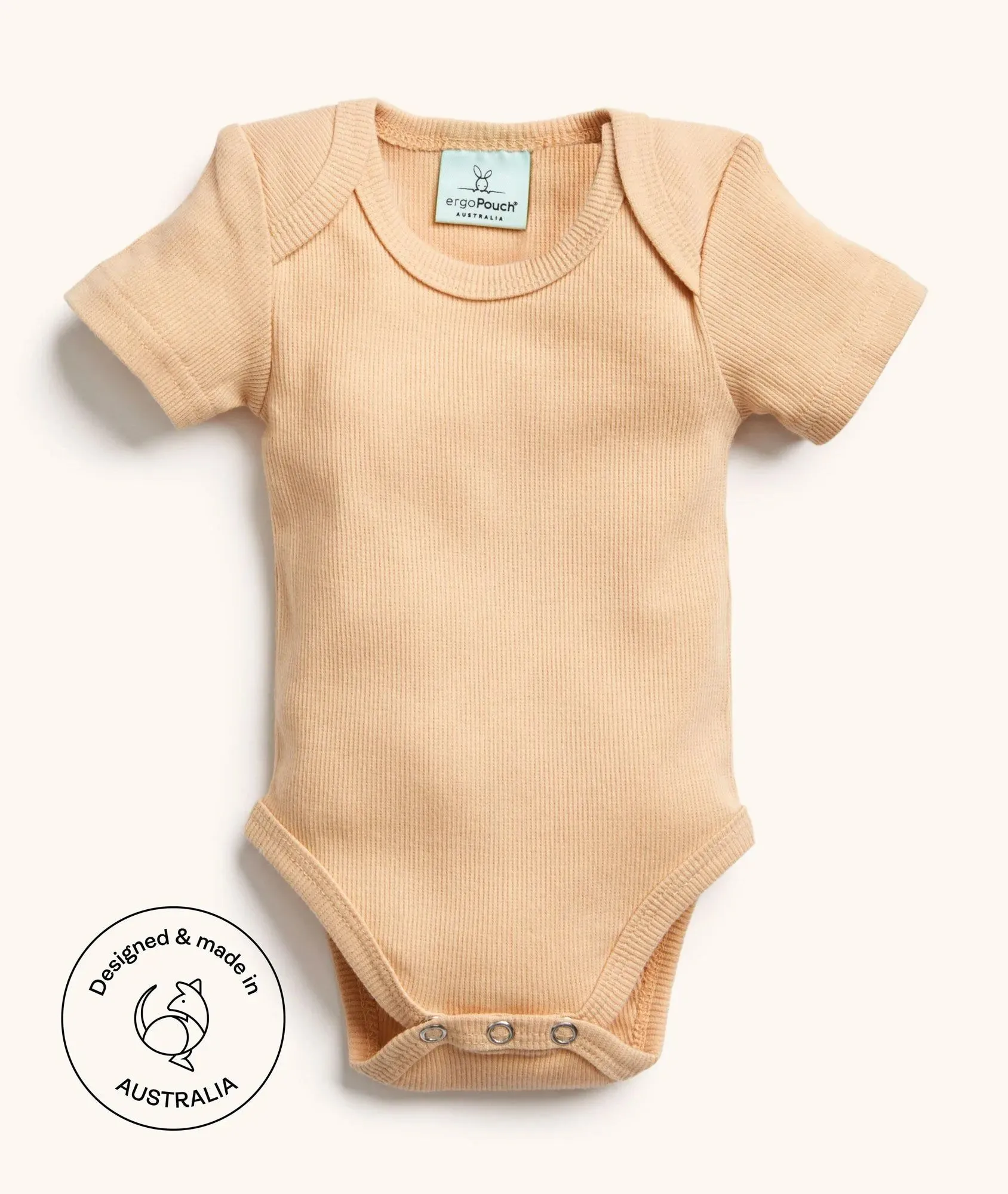 ergoPouch Short Sleeve Bodysuit - Wheat