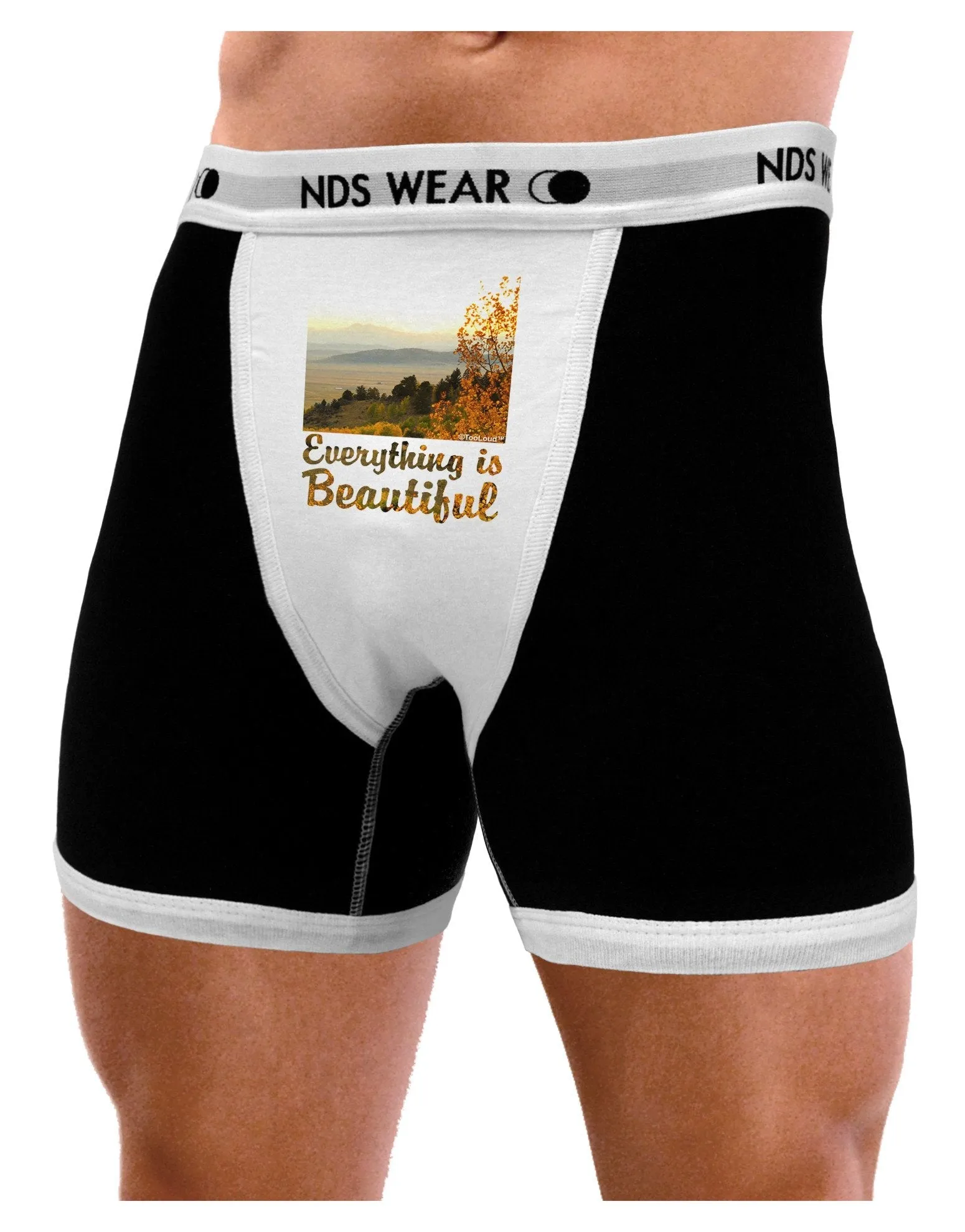 Everything is Beautiful - Sunrise Mens Boxer Brief Underwear by NDS Wear