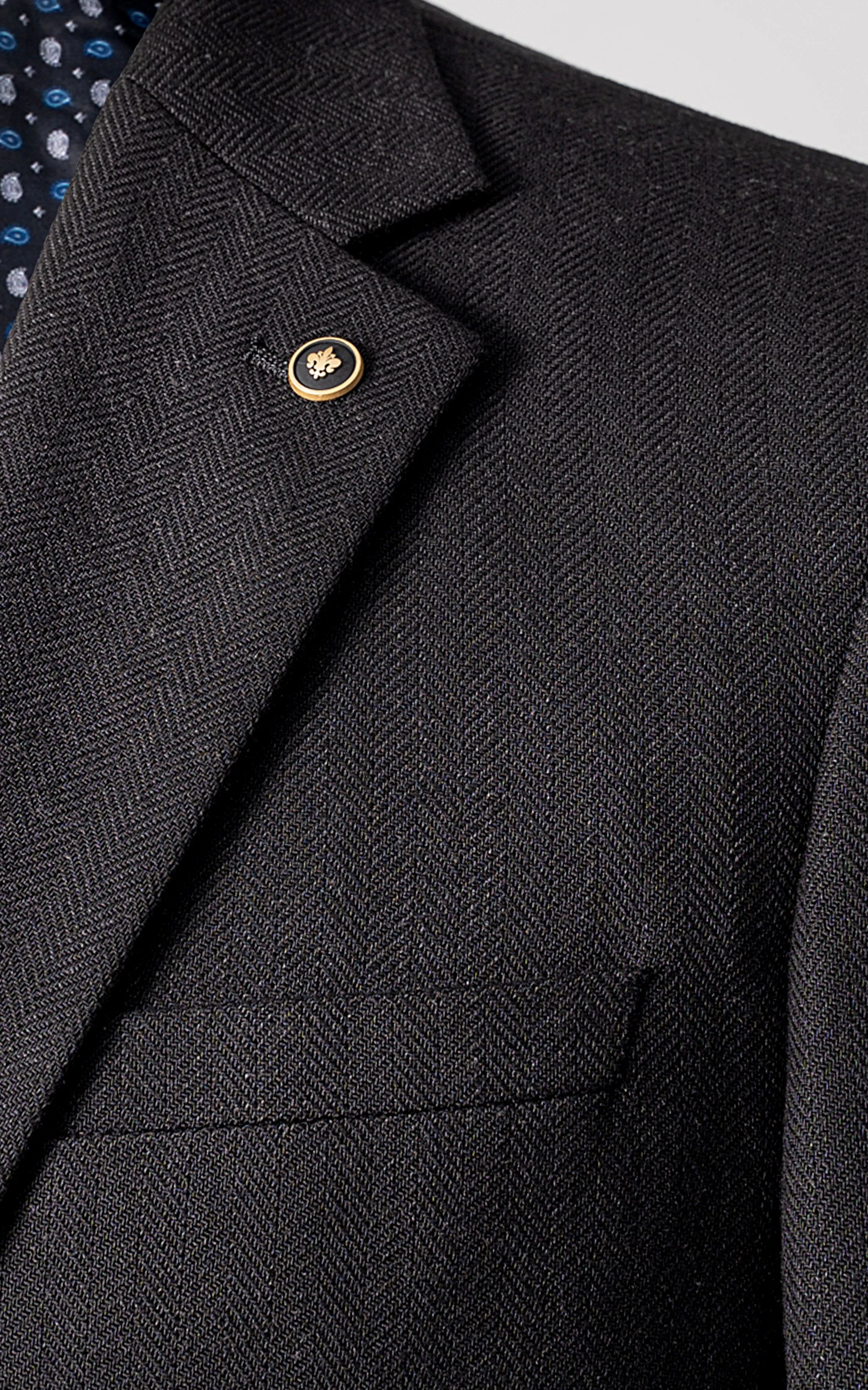 EXECUTIVE TAILORED MEN'S COAT BLACK