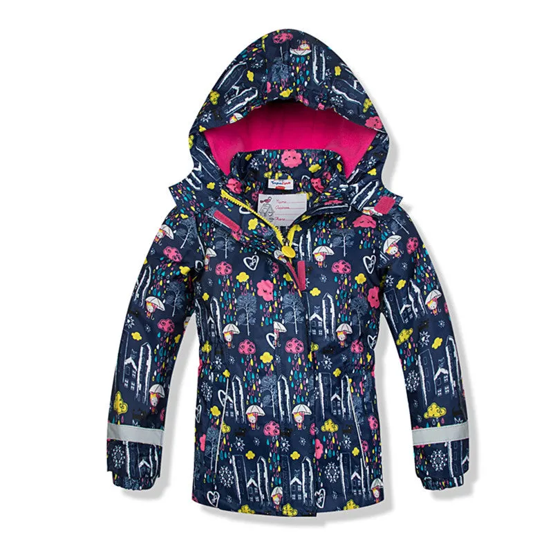 Fleece Lined Spring and Fall Wind and Rain Coat - Free Shipping to N.A.