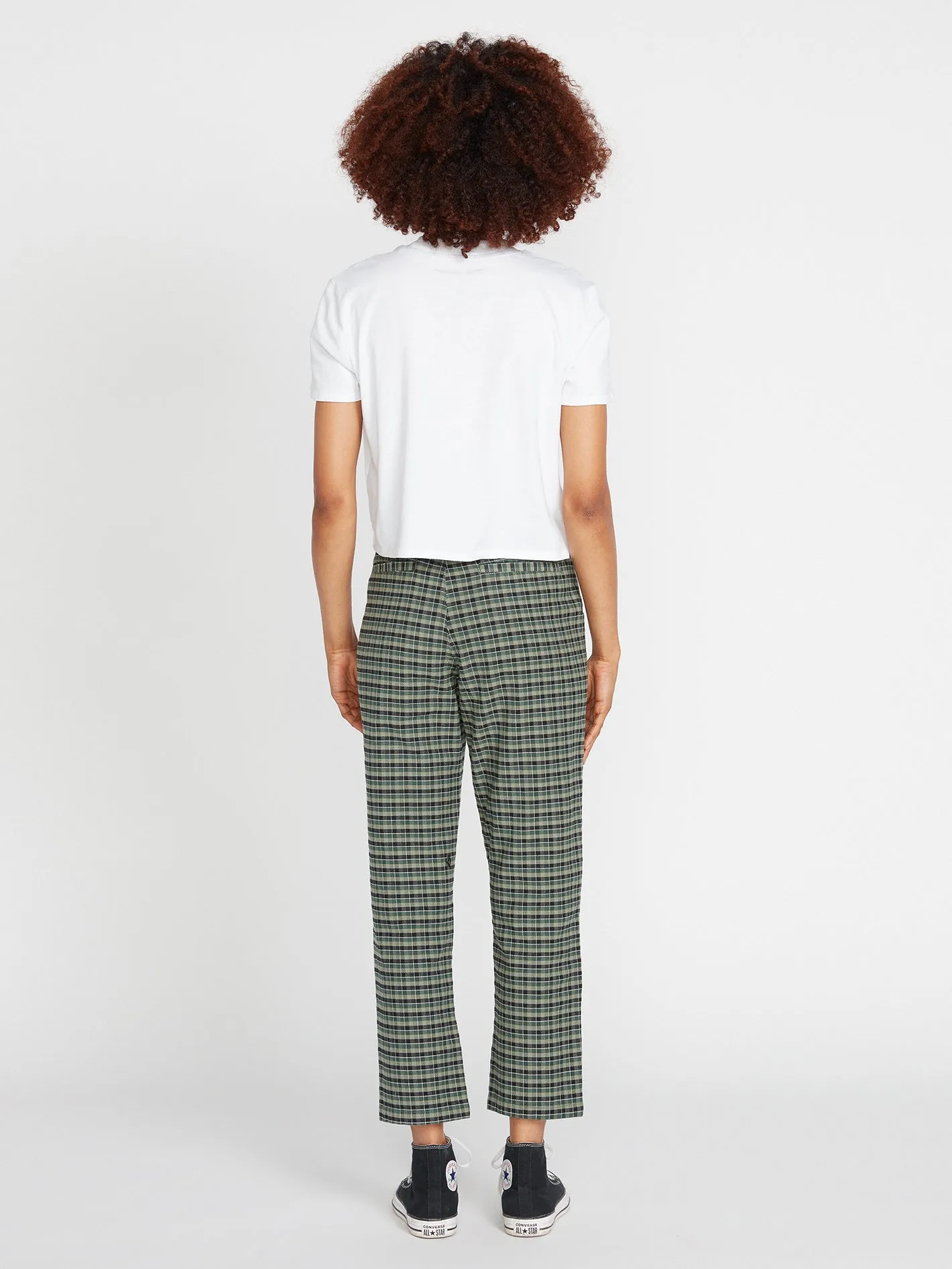 Frochickie High Rise Chino Pants - Dark Pine