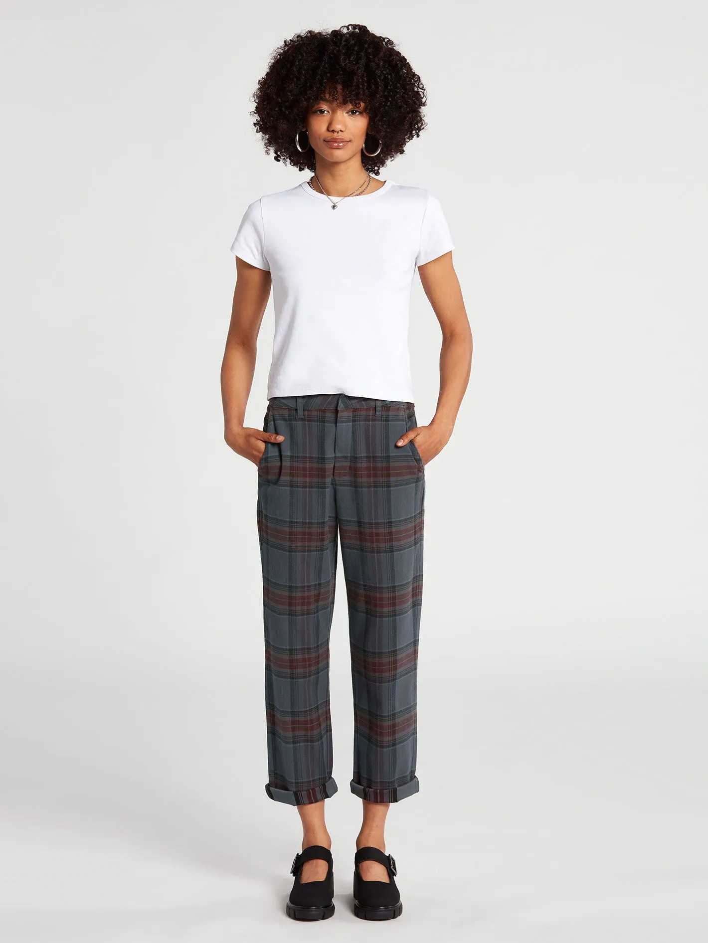 Frochickie High Rise Pant - Black Plum