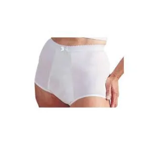 Health Dri Fancies Heavy Nylon Panty Size 12, White 38" - 40"