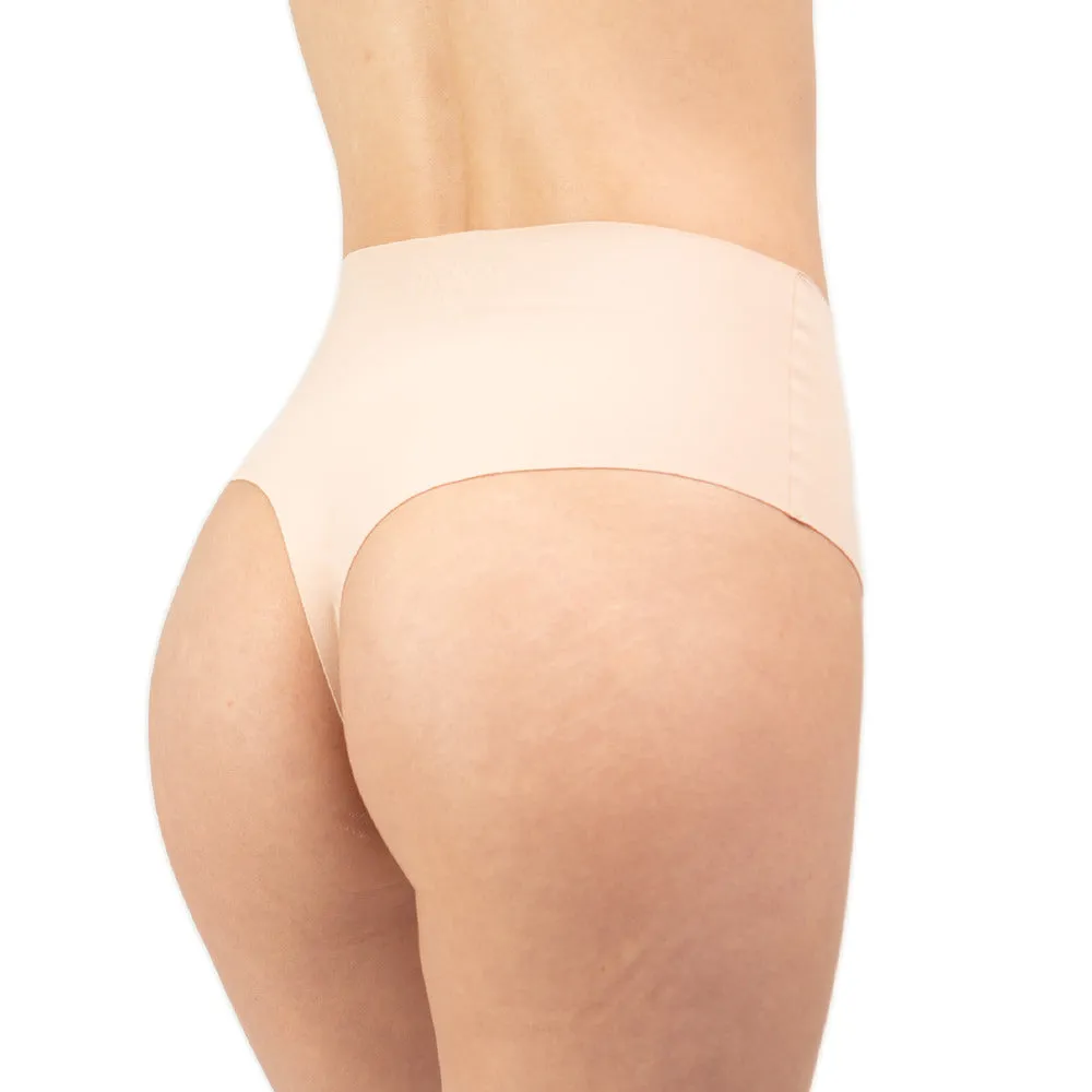 High Rise Thong 3 Pack [Light Neutrals]