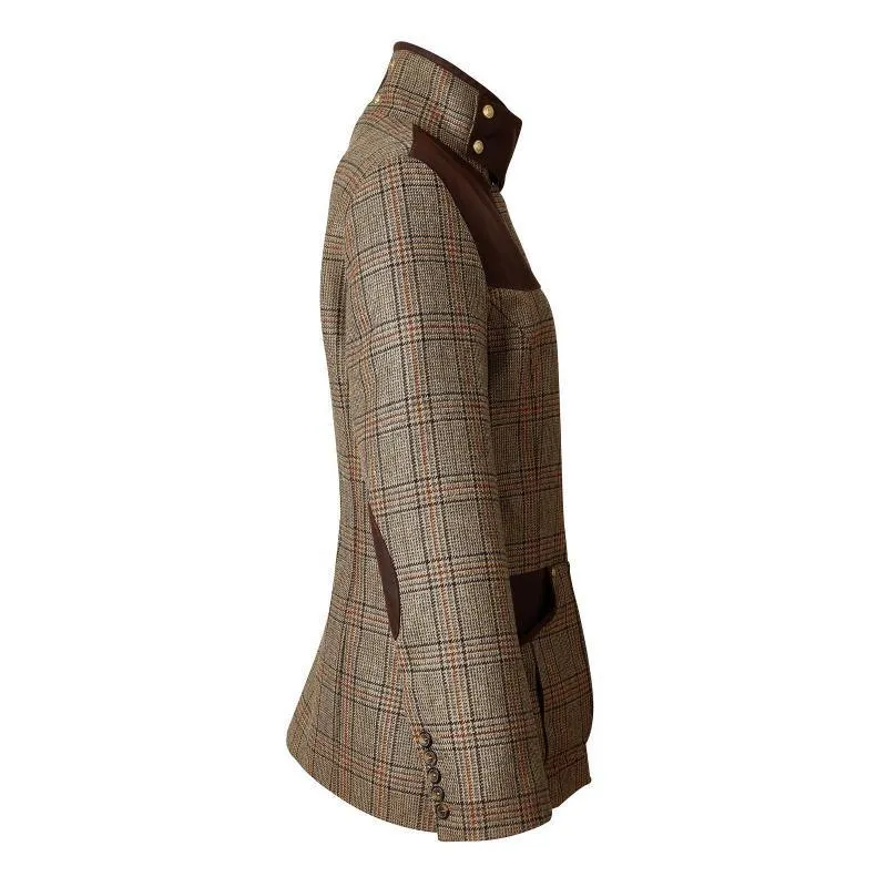 Holland Cooper Country Classic Ladies Tweed Jacket - Bourbon