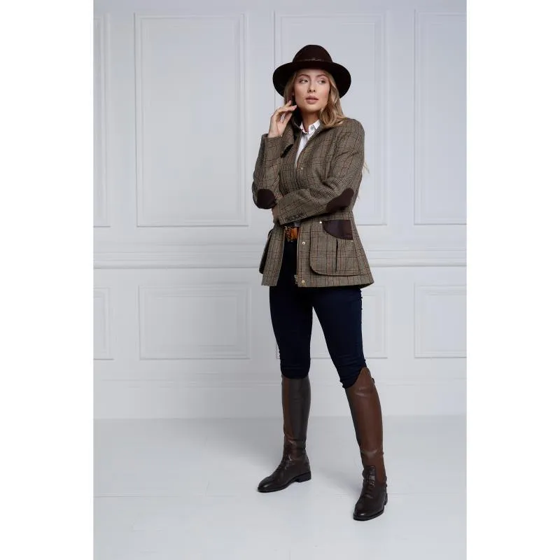 Holland Cooper Country Classic Ladies Tweed Jacket - Bourbon