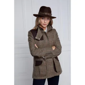 Holland Cooper Country Classic Ladies Tweed Jacket - Bourbon