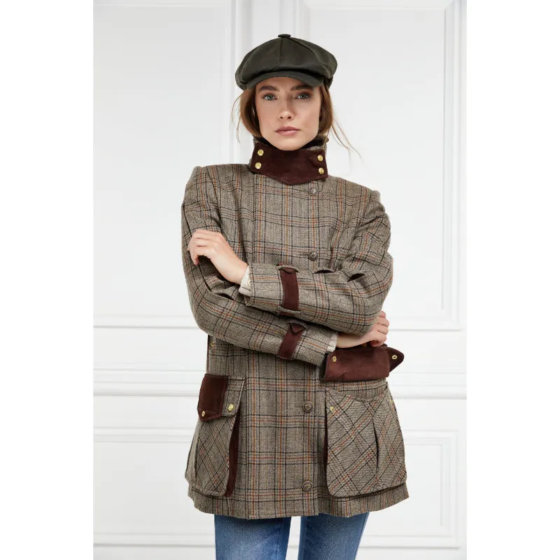 Holland Cooper Country Classic Ladies Tweed Jacket - Bourbon