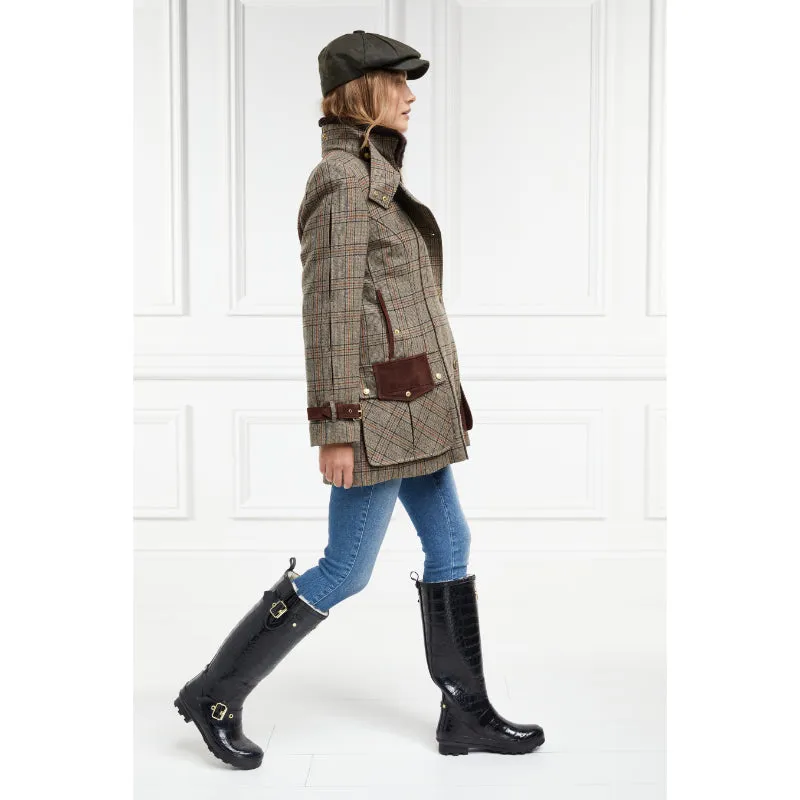 Holland Cooper Country Classic Ladies Tweed Jacket - Bourbon