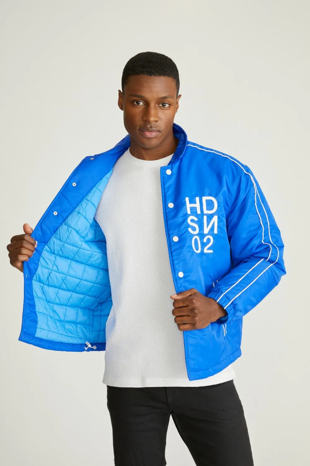 Hudson Jeans Nylon Coaches Jacket