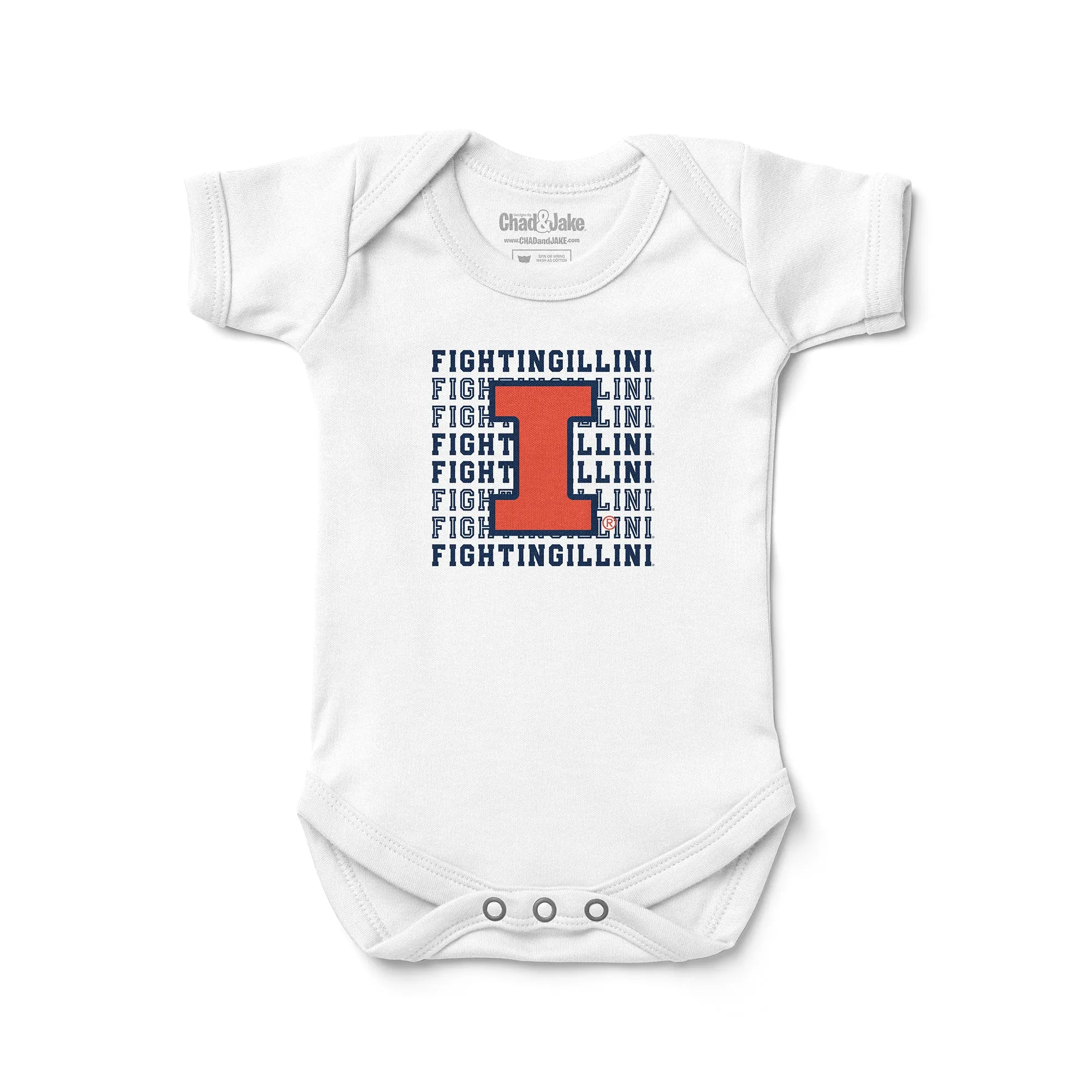 Illinois Fighting Illini Retro Bodysuit