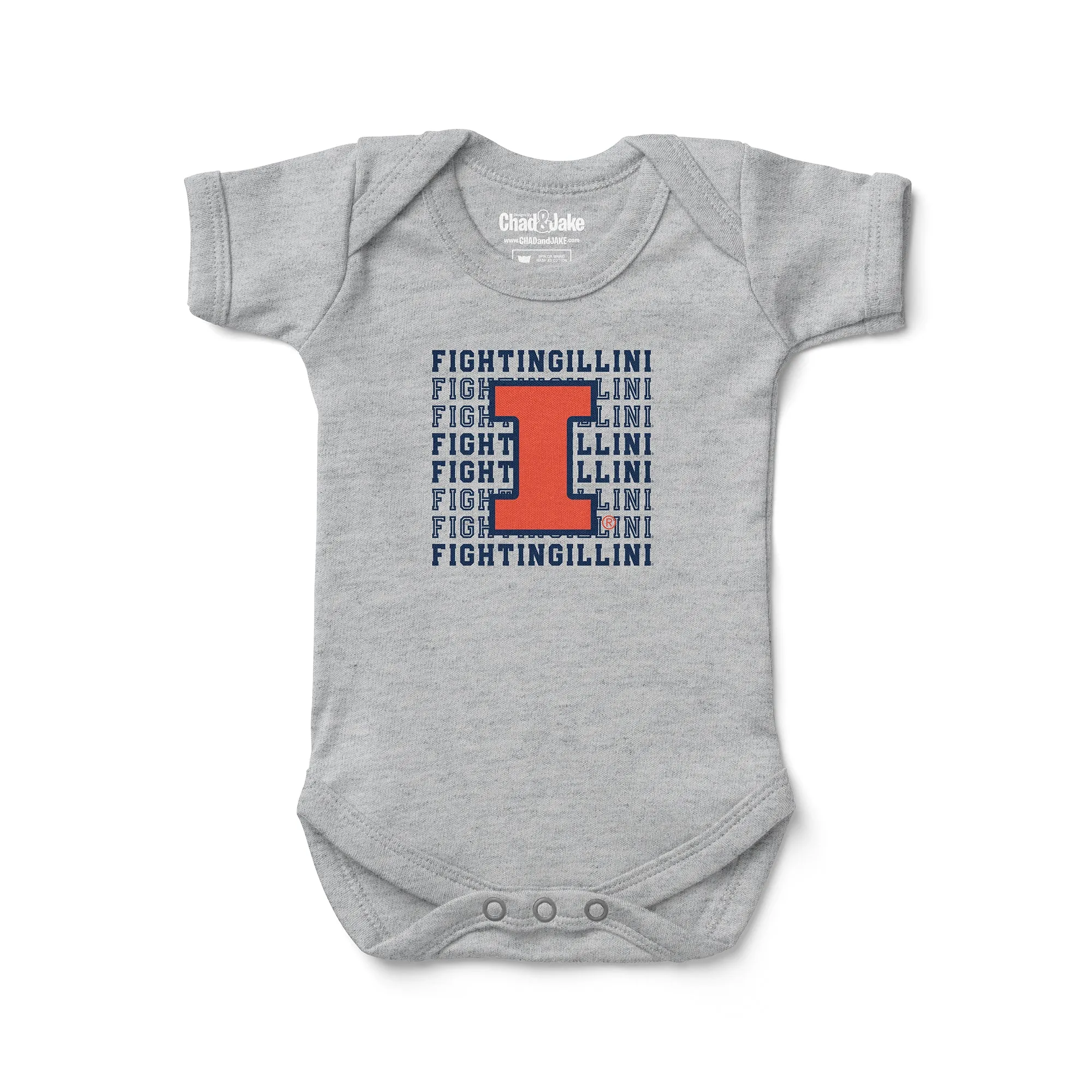 Illinois Fighting Illini Retro Bodysuit