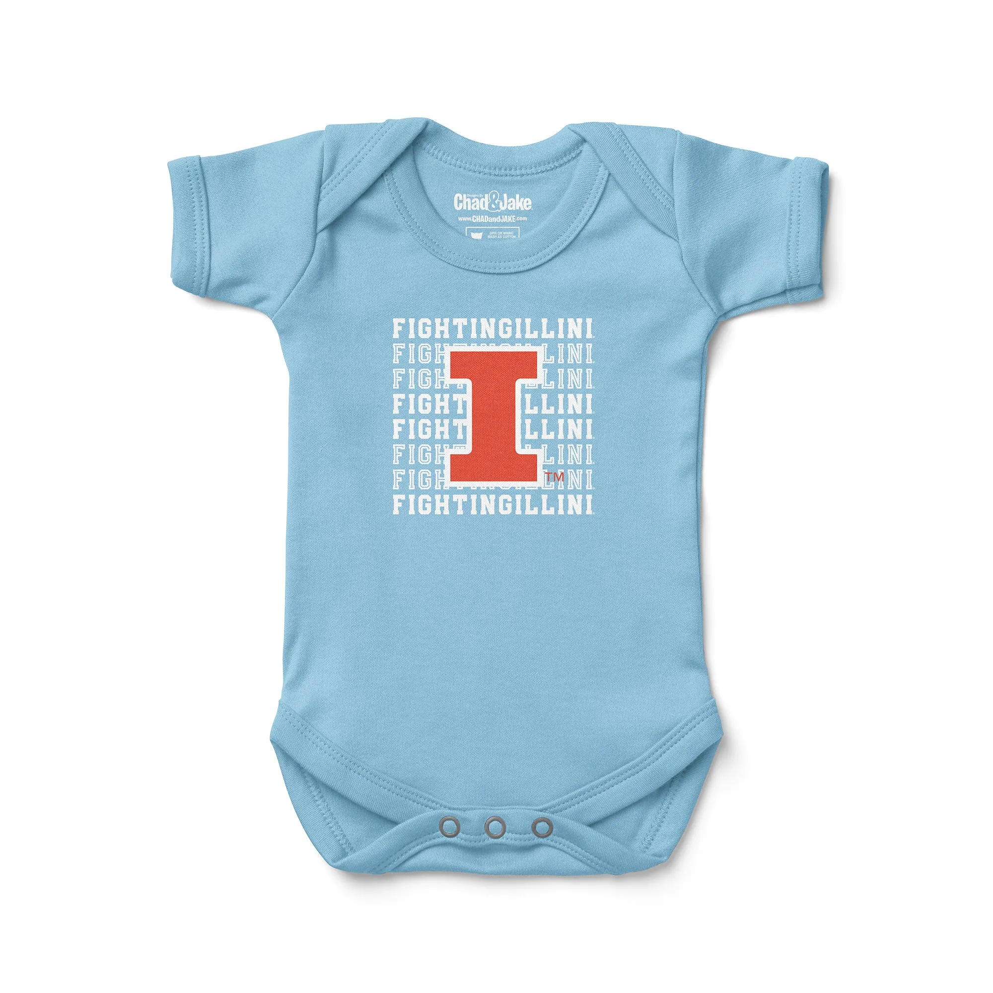 Illinois Fighting Illini Retro Bodysuit