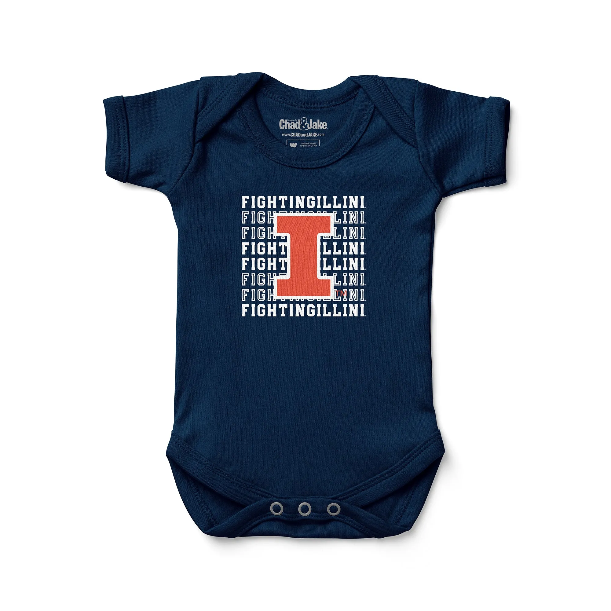 Illinois Fighting Illini Retro Bodysuit