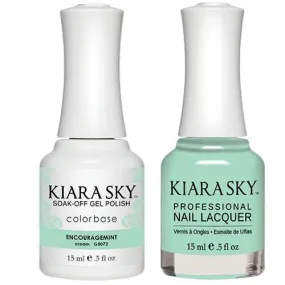 Kiara Sky All-in-One Gel   Polish Duo - 5072 Encouragemint