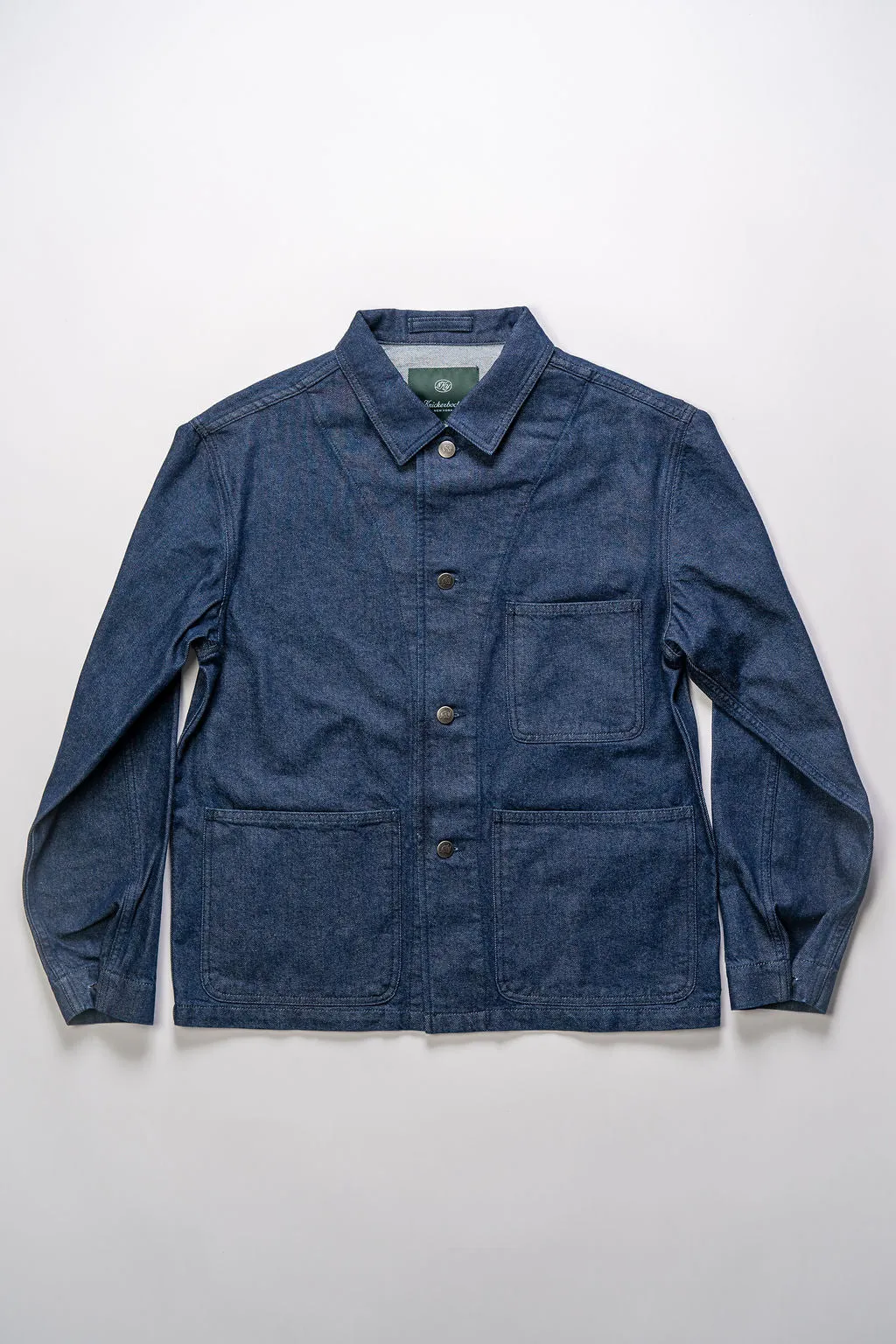 Knickerbocker Factory Denim Chore Coat - Dark Indigo