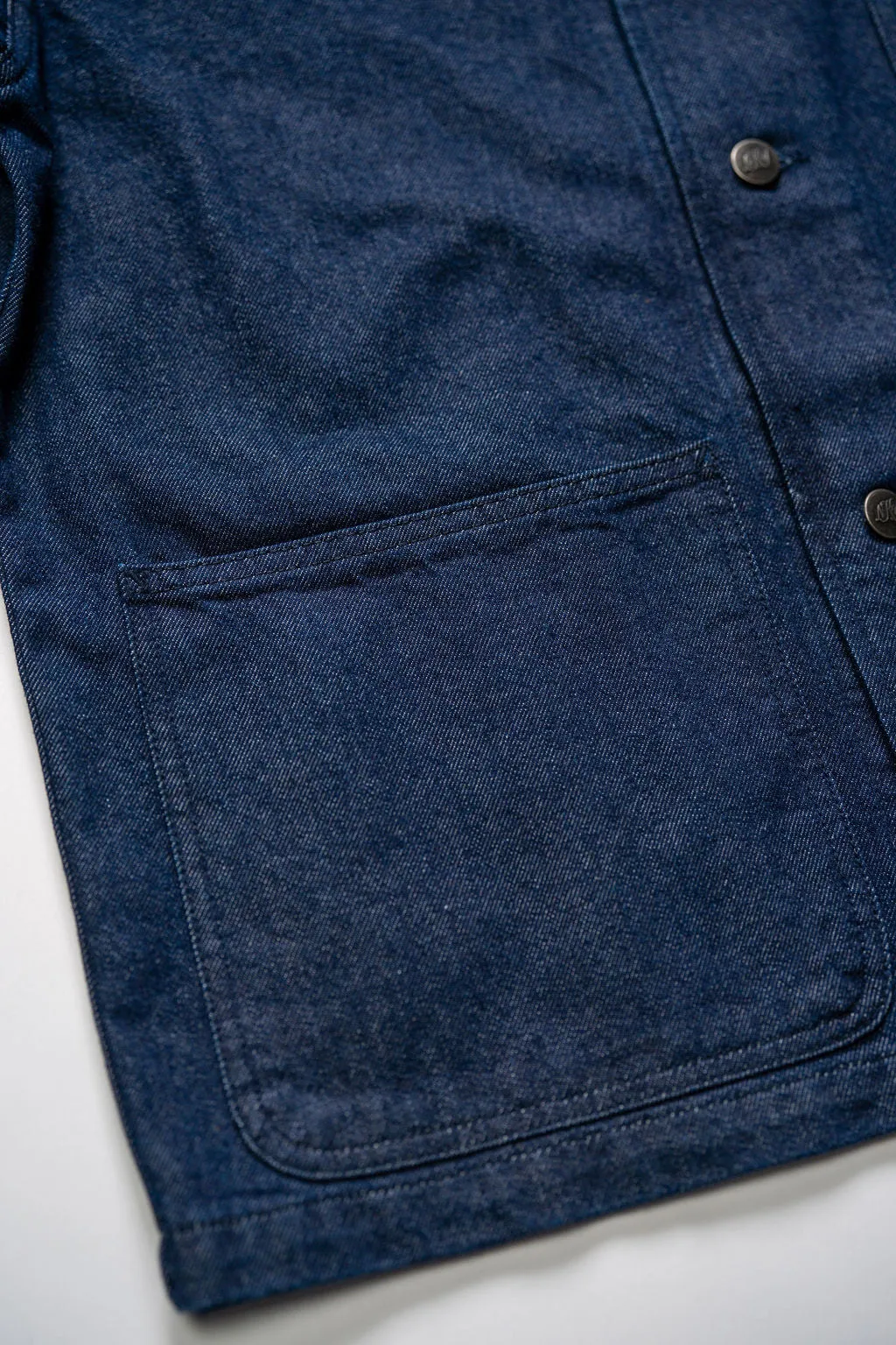 Knickerbocker Factory Denim Chore Coat - Dark Indigo