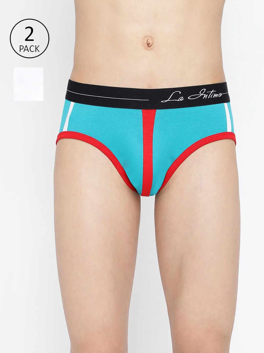 La Intimo Retro Style Brief (Pack of 2)