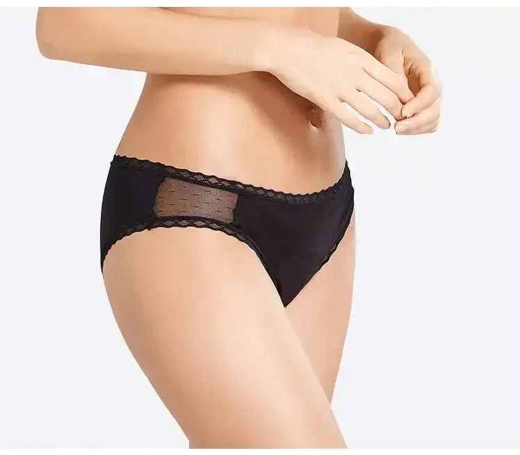 Lace Bikini Stylish Design Leak Proof Incontinence and Period Underwear for Women