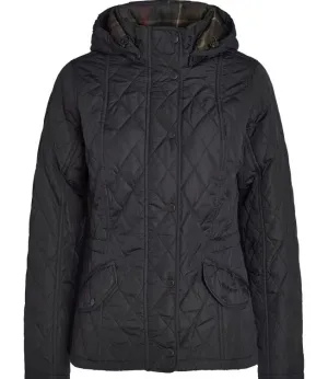 Ladies Lightweight Quilted Black Jacket